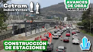 Así AVANZAN las OBRAS en el CETRAM INDIOS VERDES (Mayo 2023)