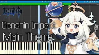 【原神】 Genshin Impact - Main Theme - Piano Arrange OST