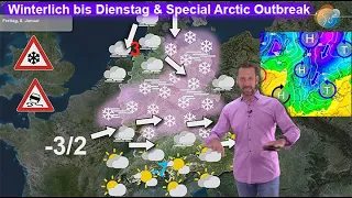 Aktuelle Wetter- & Schneevorhersage 7 -12. Jan: Erst kalt, dann milder, Arctic Outbreak um den 20.?