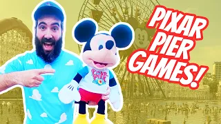 Carnival Games on Pixar Pier at Disney California Adventure