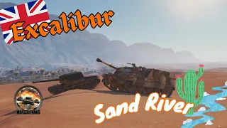 That Is Not A Sword! It's a Tank... Destroyer - World of Tanks -  Excalibur - Sand River