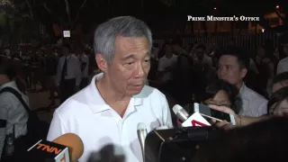 PM Lee on response to Mr Lee Kuan Yew's passing