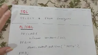 SQL VS PL/SQL VS T-Sql (WITH EXAMPLES)