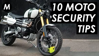 10 Motorcycle Security Tips For Commuters