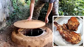 KUYU FIRINDA ET TANDIR PİŞİRME | KUZU KOL | Cooking Meat in a Tandoori Oven