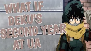 What If Deku's Second Year at UA || Part 1