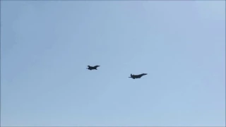 2016岐阜基地航空祭　加速競争　Ｆ4ｖｓＦ2　Ｆ15ｖｓＦ2