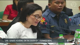 Hontiveros, Aguirre face off in Senate hearing over alleged wiretapping