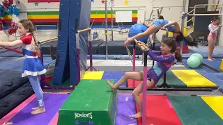 Gymnastics is fun