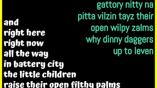 My Chemical Romance NA NA NA lyrics in *Simlish* & English