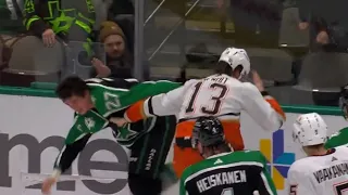 Simon Benoit Hits Wyatt Johnston, Mason Marchment Responds