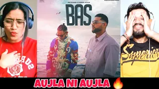 BAS (Official Video) | JAZ DHAMI | KARAN AUJLA | YEAH PROOF | Reaction