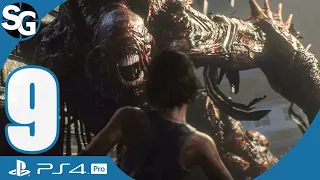 Resident Evil 3 Remake Walkthrough Gameplay | Nemesis Boss Fight 2 (Clock Tower Plaza) - Part 9