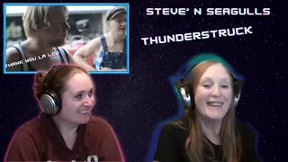 First Time Hearing | Reaction With My Mom | Steve'n'Seagulls | Thunderstruck