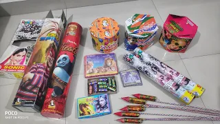 Testing new firework diwali stash 2019 different types of firecrackers||CY