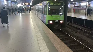 Ausfahrt 4004+4002 als U78 nach Arena/Messe Nord am 04.03.2023 Düsseldorf Hauptbahnhof