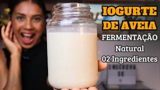 IOGURTE DE AVEIA PROBIÓTICO de Fermentação Natural Rico em BACTÉRIAS do BEM/ AVEIA PROBIÓTICA Fácil