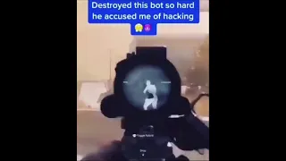 destroyed this bot so hard he accused me of hacking 😤😈