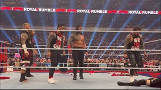 The Bloodline smash Kevin Owens and Sami Zayn Off Air after Royal Rumble