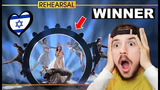 Eden Golan - Hurricane - Israel 🇮🇱 (Rehearsal Clip) Eurovision 2024 / REACTION