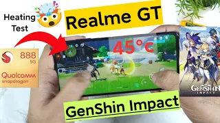 Realme GT Genshin Impact Heating Test, FPS Drop Test Snapdragon 888 🤯😱 45°c OMG 😱