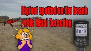 Think we spotted 'Bigfoot' while Metal Detecting on the Beach