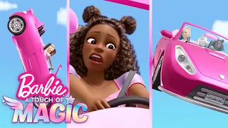 Barbie drives a MAGICAL FLYING CAR! | Barbie A Touch Of Magic