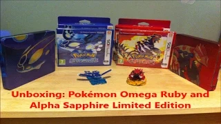 Unboxing: Pokémon Omega Ruby and Alpha Sapphire Limited Edition