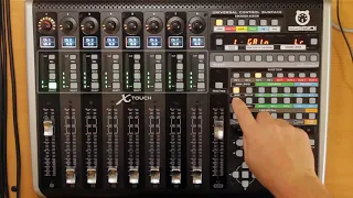OsiMIDI Stage 1.5 new features video, using a Behringer X-Touch