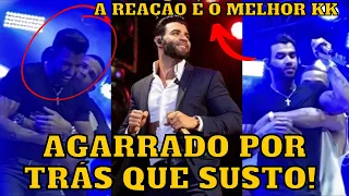 Gusttavo Lima toma SUSTO com FÃ invadindo o PALCO e REAÇÃO do cantor SURPREENDE