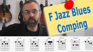 F Jazz Blues Comping  - Jazz Chords and Concepts - Guitar Lesson