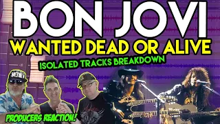 Bon Jovi - Wanted Dead Or Alive [ISOLATED TRACKS - REACTION & ANALYSIS] musicians react S02E08