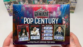 Ripping a 2024 LEAF Metal Century Autograph Hobby Box