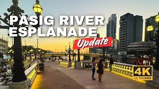 Checkout the Final Look of the Pasig River Esplanade! Phase 2 Update | 4K | Manila, Philippines