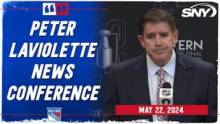 Peter Laviolette recaps what went wrong in Rangers' Game 1 shutout loss to Panthers | SNY