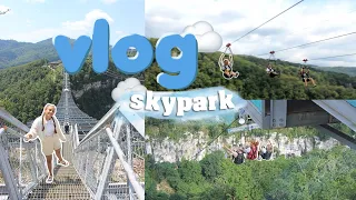 VLOG: Skypark - ОСТОРОЖНО, ПАДАЮЩИЕ ЛЮДИ || Сбылась моя мечта!