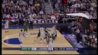 Michigan State vs UConn - 2009 Final Four