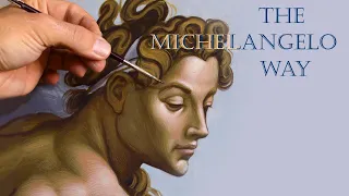 The Technique of Michelangelo - Egg Tempera!!