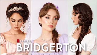 BRIDGERTON hairstyles season 2🐝  Kate, Edwina & Daphne + Pat McGrath x BRIDGERTON makeup review💸👀