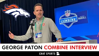 Russell Wilson TRADE? Broncos Rumors From George Paton’s Press Conference At 2024 NFL Combine