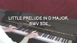 Anne Lam - Bach : Little Prelude in D Major, BWV 936