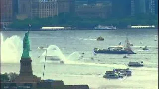 Space shuttle Enterprise lands on NY aircraft carrier