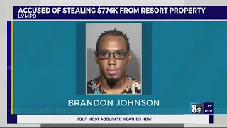 Las Vegas casino employee accused of stealing $776K from resort property