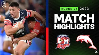 NRL 2023 | Sydney Roosters v Dolphins | Match Highlights