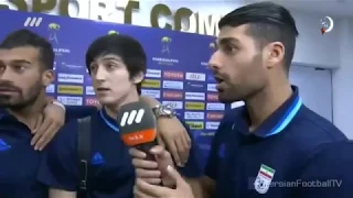 Iran Players after WC 2018 Qualification | Azmoun / Rezaeian / Ezatolahi / Jahanbakhsh / Taremi