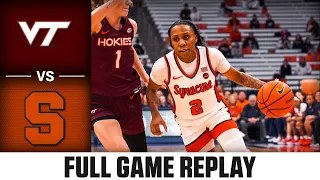 Virginia Tech vs. Syracuse Full Game Replay | 2023-24 ACC Women’s Basketball