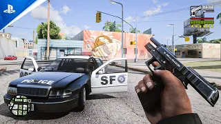 GTA San Andreas Remake - Action Gameplay! POV Police Chase Unreal Engine 5 Concept / GTA 5 PC Mods