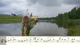 Leventina ft. Syntheticsax - Here Working (Dinka Remix) Sheet music for Saxophone alto