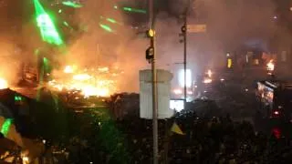 Нічне протистояння на Майдані