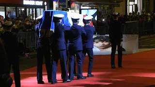 Josephine Baker's cenotaph carried into Paris's Pantheon before ceremony | AFP